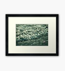 Waves End Framed Print