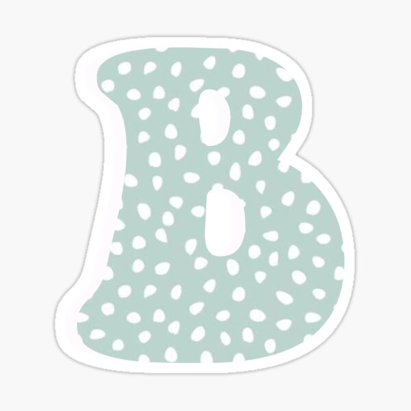 "The Letter B Sticker" Sticker For Sale By Ctkross | Redbubble