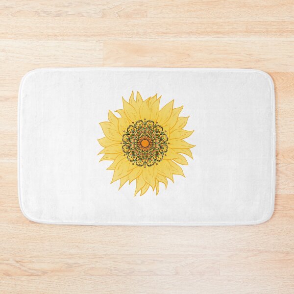 Item preview, Golden Mandala Sunflower designed and sold by StickerArtwork.