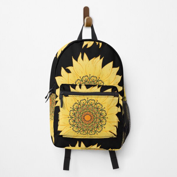 Item preview, Golden Mandala Sunflower designed and sold by StickerArtwork.