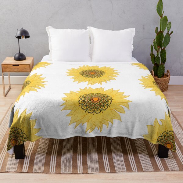 Item preview, Golden Mandala Sunflower designed and sold by StickerArtwork.