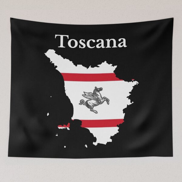 Item preview, Tuscany Map Flag, Italy, Italian Region. designed and sold by marosharaf.