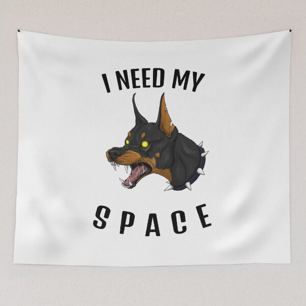 Item preview, Doberman, I NEED MY SPACE designed and sold by Mocean-Art.