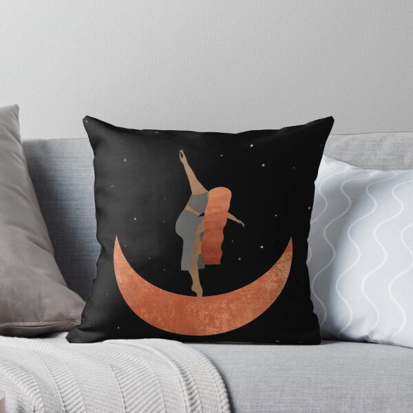 Item preview, Dancing on the Moon - Starry Night Sky - Mountain View - Centering and Finding Yourself in Nature - Reconnecting Yourself - Art Illustration designed and sold by seaniekai.
