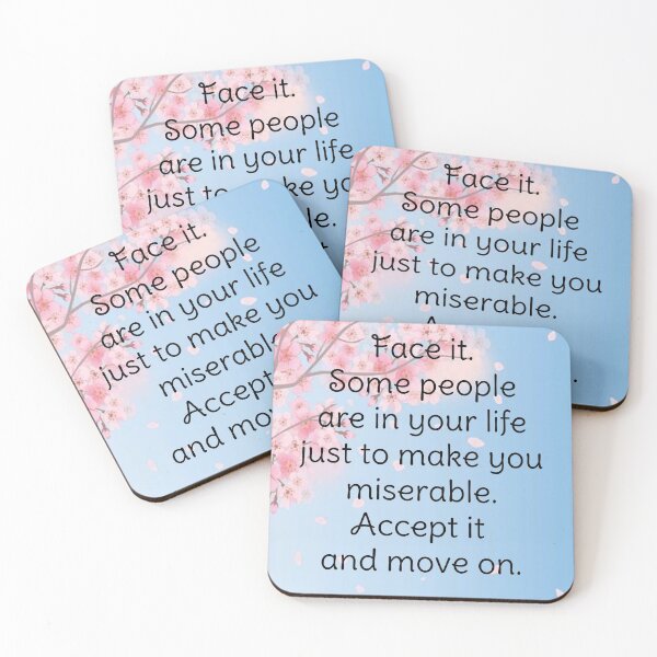 Item preview, Move on From Miserable People designed and sold by Twittlefish.