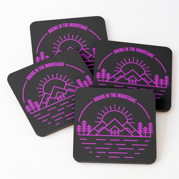 Item preview, Hiking In The Mountains Fuchsia designed and sold by DarkHumorstore.