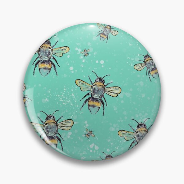 Item preview, Bees on Turquoise  designed and sold by SarahMac39.