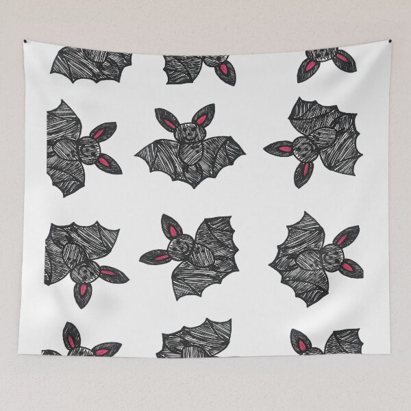 Item preview, Hand-drawn bats artwork for Halloween designed and sold by HoHartndesign.