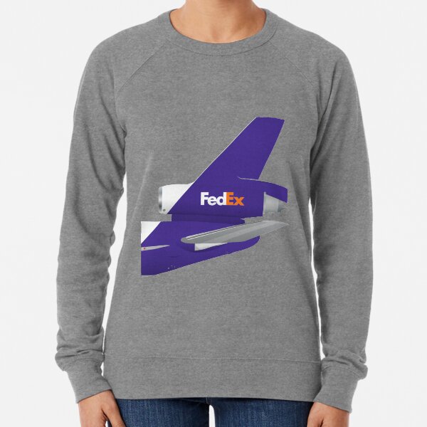 Wings In Uniform - DC-10 - Fedex 00's Lightweight Sweatshirt