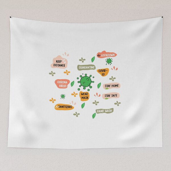 Item preview, Covid-19 T-shirt | Keep Distancing | Quarantine designed and sold by bhaktishendkar.