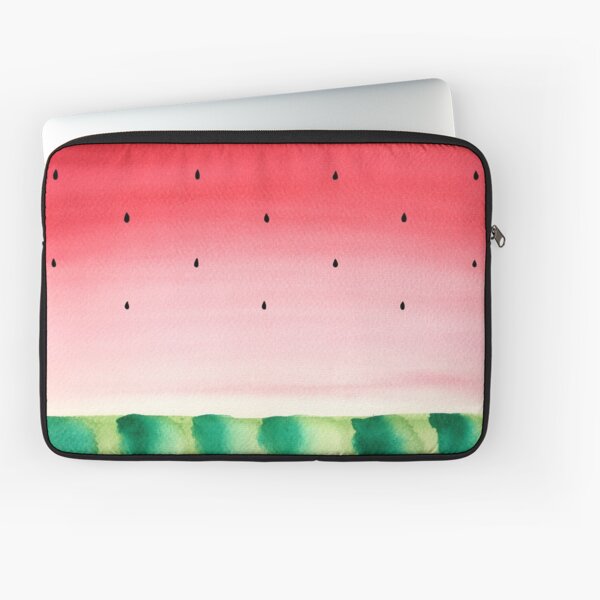 Watermelon watercolor Laptop Sleeve