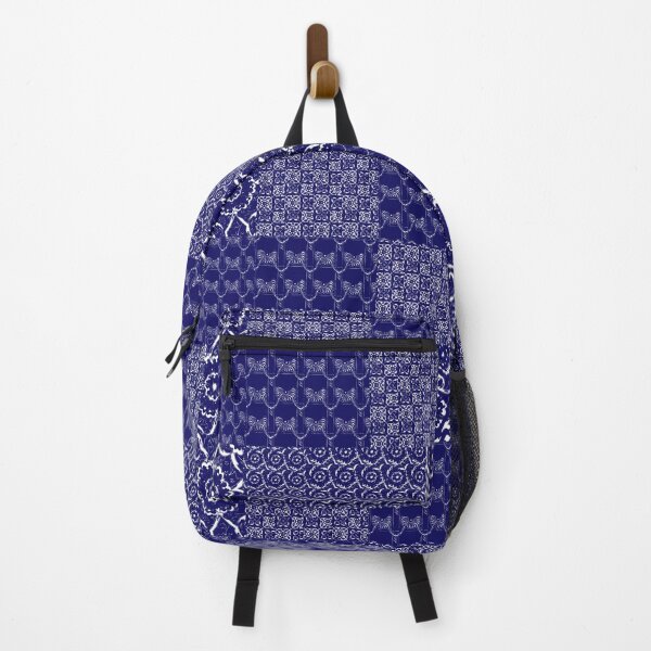 Item preview, Digital patchwork, dark blue and white designed and sold by CreationsByNea.