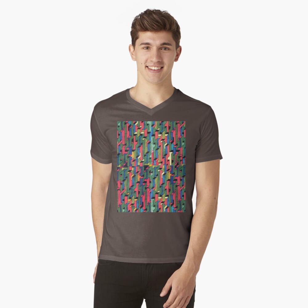 Item preview, V-Neck T-Shirt designed and sold by DAVIDLIBERTY.