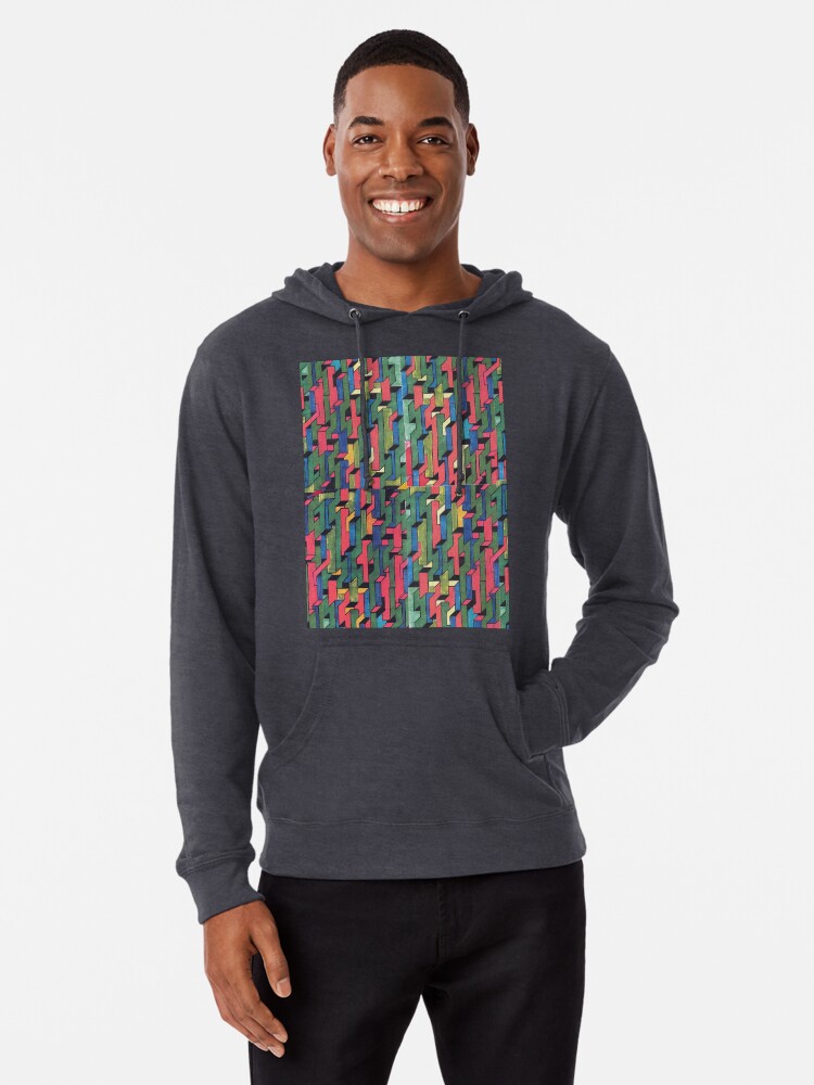 Thumbnail 1 of 5, Lightweight Hoodie, TESSELATION #6 designed and sold by DAVIDLIBERTY.