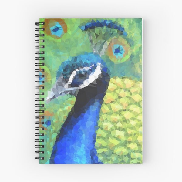 Item preview, Peacock as a polygon - geometric art designed and sold by ApArtPaintings.