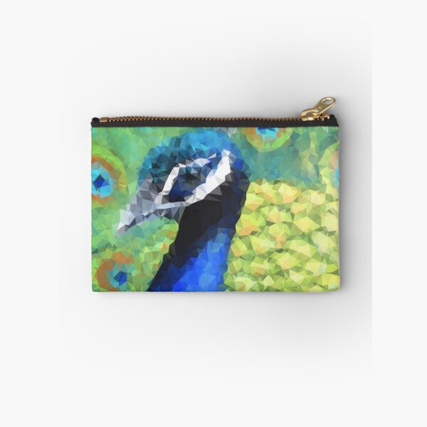 Item preview, Peacock as a polygon - geometric art designed and sold by ApArtPaintings.