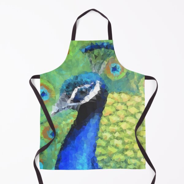Item preview, Peacock as a polygon - geometric art designed and sold by ApArtPaintings.