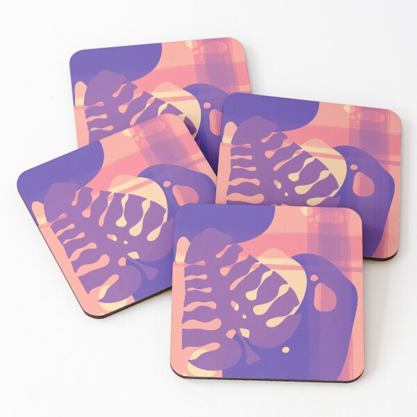Item preview, Sunrise Monstera Collage Art designed and sold by elemenope RAY.