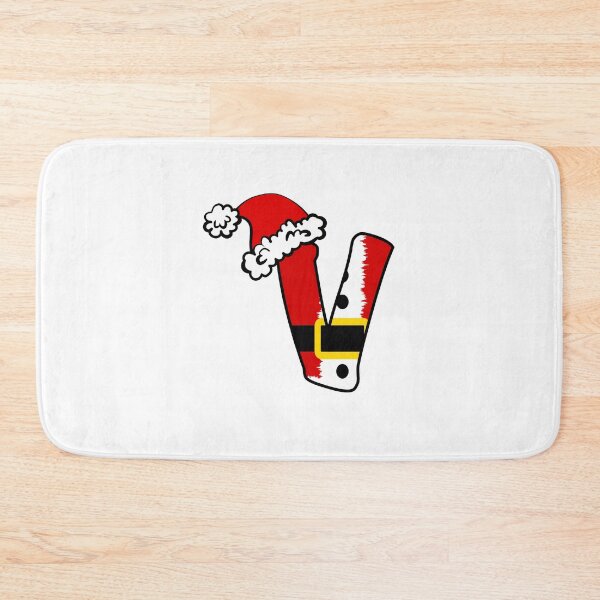 Item preview, Christmas Santa Monogram Font V designed and sold by TheFamilyVan.
