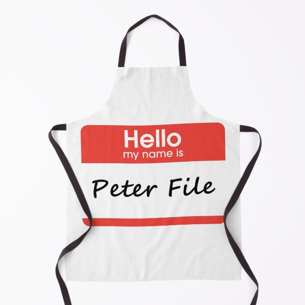Item preview, Hello My Name is Peter File designed and sold by DarkHumorstore.
