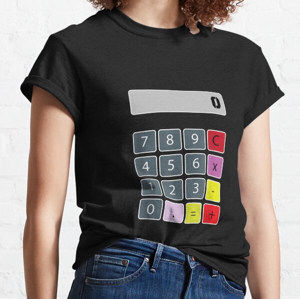 Calculator-Halloween-Costumes-Lazy-Easy-Last-Minute-Diy-Idea- Classic T-Shirt