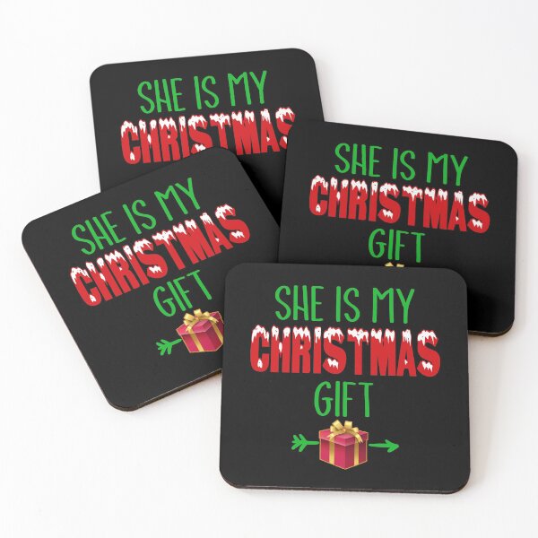 Item preview, She is my Christmas Gift Funny Couple Match designed and sold by Nzgiftsandmore.