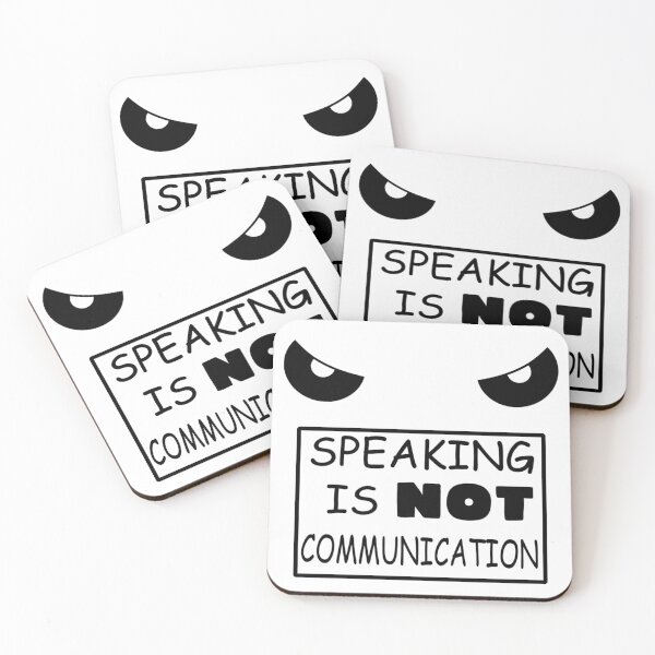 Item preview, Speaking is NOT communication designed and sold by KprojectsKurt.