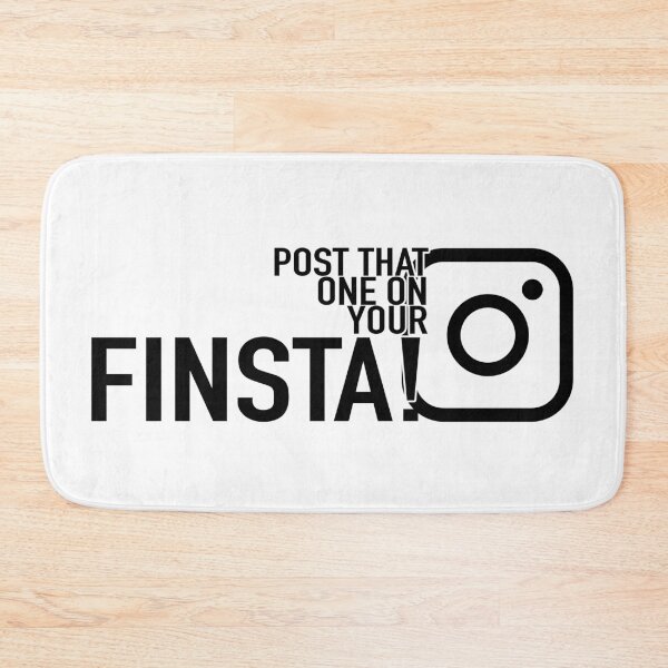 Item preview, Finsta designed and sold by LivingItFunky.