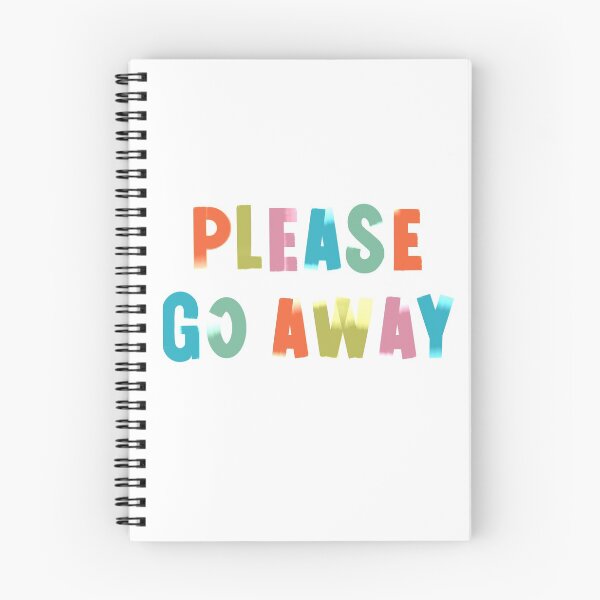 Item preview, Please go away pastel sassy designed and sold by fecklessfrog.