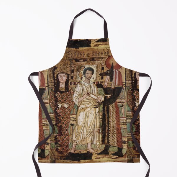 Item preview, Egyptian Greco-Roman Period funerary shroud, showing Anubis, Osiris and the deceased designed and sold by DotorEaon.