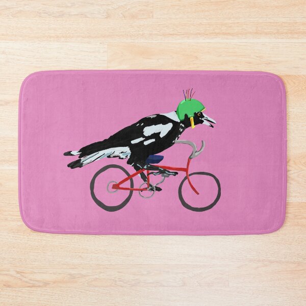 Item preview, Magpie on Bike Swoop (in Pink) designed and sold by LadyRyatt.
