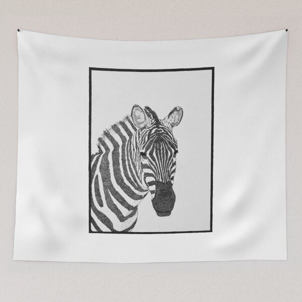 Item preview, Stippling Zebra designed and sold by AngusHillsArt.