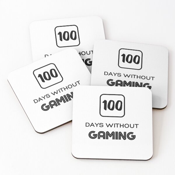 Item preview, 100 Days Without Gaming designed and sold by Ogrelink.