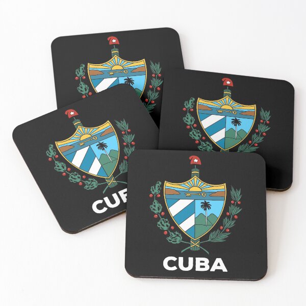 Item preview, Cuba Coat of Arms National Symbol Escudo de Cuba designed and sold by Rustic Valley Studio.