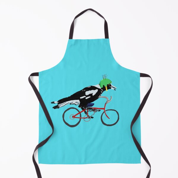Item preview, Magpie on Bike Swoop (in Blue) designed and sold by LadyRyatt.