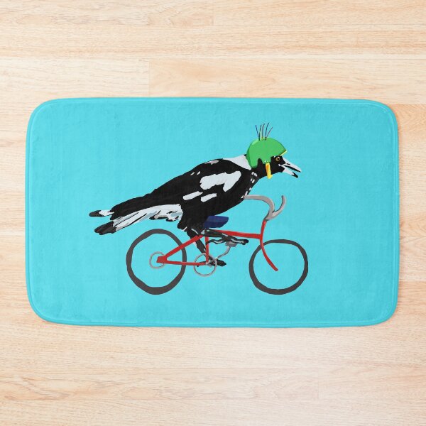 Item preview, Magpie on Bike Swoop (in Blue) designed and sold by LadyRyatt.