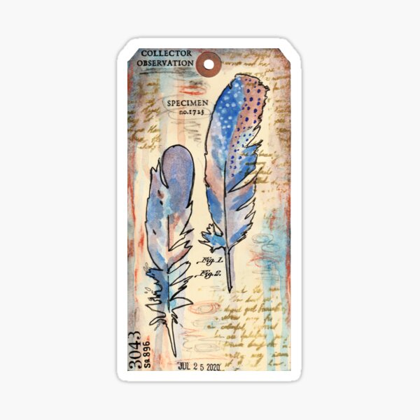 Feather Collector Sticker
