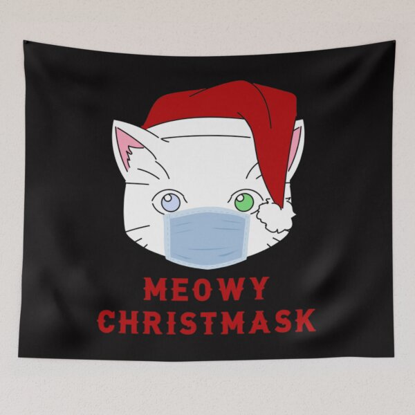 Item preview, christmas cat in quarantine designed and sold by JonesErin.