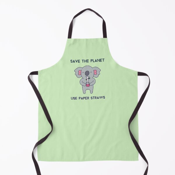 Item preview, Save the planet - paper straws designed and sold by Sugar-Magnolia.