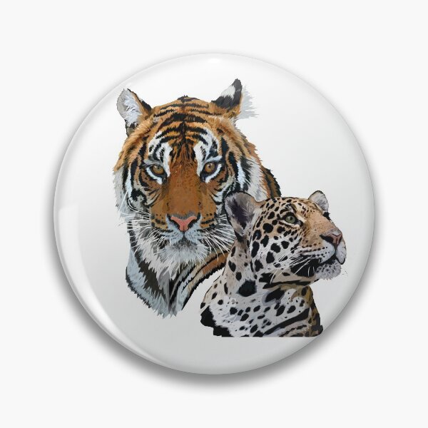 Item preview, Bengal tiger and jaguar designed and sold by obscurite.