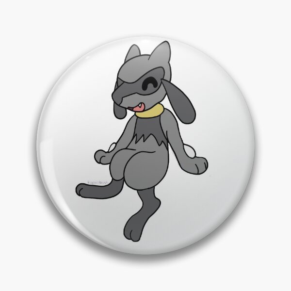 Artikelvorschau, Reisebegleiter Riolu (grau) entworfen und verkauft von RapidBrush.