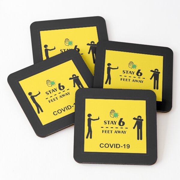 Item preview,  Covid-19 T-shirt | Corona Virus | Stay 6 feet away designed and sold by bhaktishendkar.