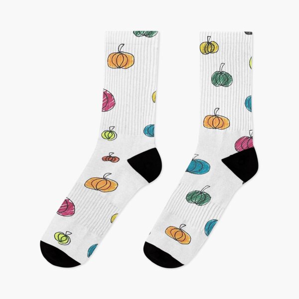 Item preview, Colorful hand-drawn Pumpkins Artwork For Fall designed and sold by HoHartndesign.
