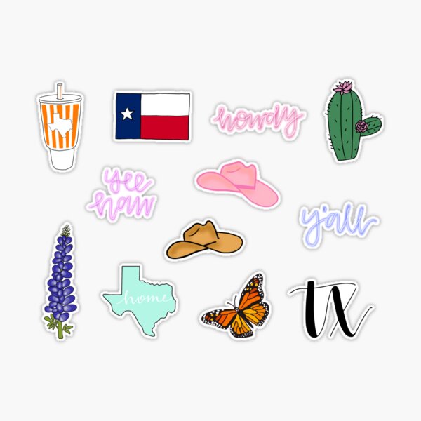 Cow print texas  Sticker for Sale by Breanaaortizz