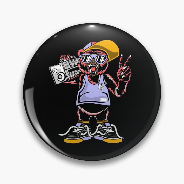 Item preview, Cool bear, hip hop, dj, music, skater, funny gift idea designed and sold by ThommyBLN.