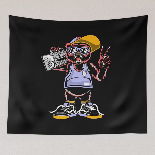 Item preview, Cool bear, hip hop, dj, music, skater, funny gift idea designed and sold by ThommyBLN.