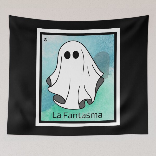 Artikelvorschau, La Fantasma (Lotería-Karte) Ghost Mexican Loteria Bingo Card entworfen und verkauft von Kyle Morgan.