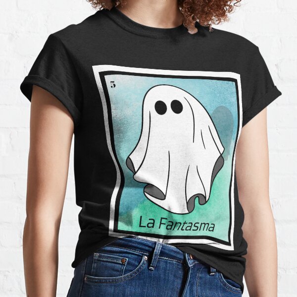 La Fantasma (Lotería Card) Ghost Mexican Loteria Bingo Card Classic T-Shirt