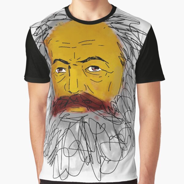 Vista previa del artículo con la obra «Karl Marx», diseñado y vendido por KennyLucky.