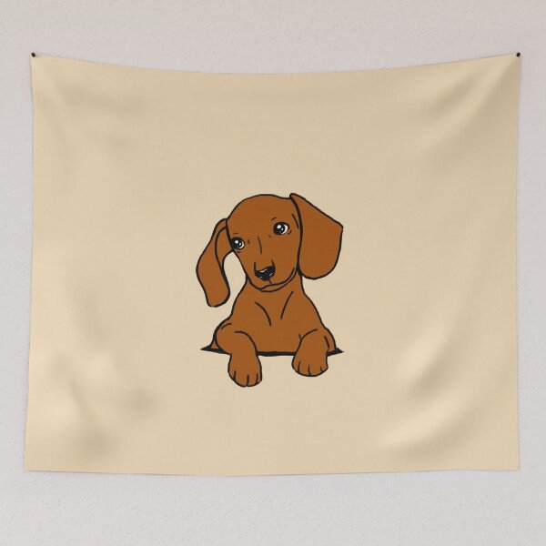 Item preview,  Brown Dachshund Puppy in Your Pocket designed and sold by Reiyankhairina.